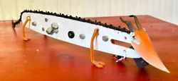 Buy Scrap Metal Art Chainsaw Wrench Parts Lizard Dog • 33.18£