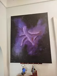 Buy  Original Oil Painting On Canvas Space/Nebula On 40x50cm Canvas • 35£
