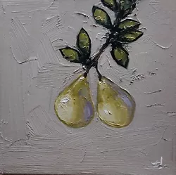 Buy Pear Tree Oil Painting Vivek Mandalia Impressionism Collectible 12x12 Original  • 0.99£