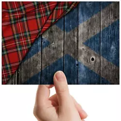Buy Scottish Painted Barrel Flag Small Photograph 6 X4  Art Print Photo Gift #16370 • 3.99£