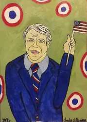 Buy President Jimmy Carter, Original Signed Oil Painting By Charlie Chittenden • 0.99£