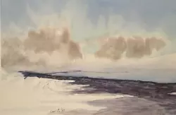 Buy Linn C 2003  Impressionist Beach Seascape Shoreline  Watercolor Painting • 178.36£