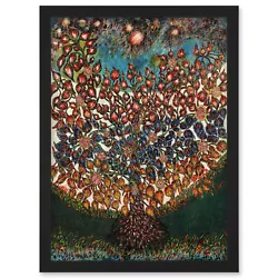 Buy Louis Seraphine Senlis Tree Of Life Painting Framed A4 Wall Art Print • 17.98£