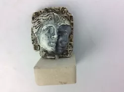 Buy Silvia Stein Sculpture Esculturas Two Faces One Metal, One Ceramic  • 40£
