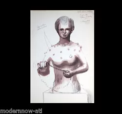 Buy Henry MOORE Lithograph -Figure Sculpture- Ed.107/150 +Cat.Ref. C41 +Custum FRAME • 1,005.98£