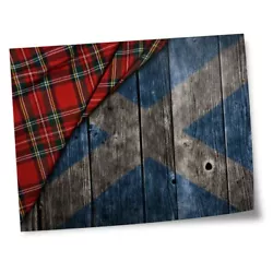 Buy 8x10  Prints(No Frames) - Scottish Painted Barrel Flag Tartan  #16370 • 4.99£