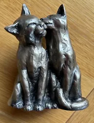 Buy Frith Sculpture Bronze Cats Yum Yum & Friend, Signed P.J. Paul Jenkins,Excellent • 24.99£