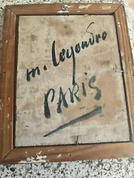 Buy Set Of Two Framed Paintings On Wood Of Paris • 111.63£