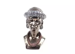 Buy Bronze African Zulu Queen Bust Sculpture  Signed James Tandi • 150£