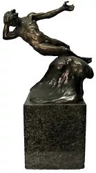 Buy Jacobus Nicolaus Sandig, Icarus Falling, Dutch Art Deco Bronze Sculpture, 1925 • 5,929.56£