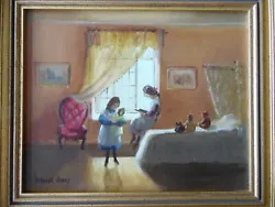 Buy Reading Time,  Woman + Child At Bedtime.  Deborah Jones Original Oil. Listed • 220£