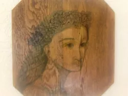 Buy Angel Painted In Reclaimed Wood • 35£