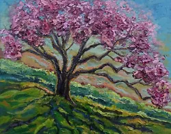 Buy Original Cherry Blossom Oil Painting Japanese Cherry Blossom Tree Art • 803.24£