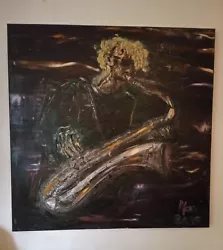 Buy Painting Of Zapp Royce, Saxophonist By Mary Clare De Pentheny • 3,245£