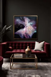 Buy Beautiful Framed Large Painting Cherry Blossom Flying In The Night Master O Klos • 630£