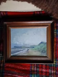 Buy Framed Impressionist Oil Painting Original On Canvas Beach Scene Seascape • 20£