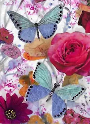 Buy ACEO Original  Butterflies Garden Worlds  Collage & Painting By Hélène Howse • 7.99£