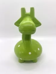Buy VTG Figural Hand-Painted Lime Green Polka Dots Chalkware Giraffe Figure Mexico • 14.88£