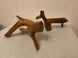Buy Treen 2 Different Curious Wood Sculptures For Displaying • 6£