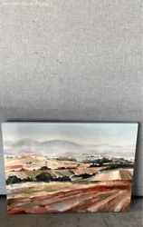 Buy Rectangular Realism Landscape Picture Of Beautiful Mountain And Sky Painting • 28.17£