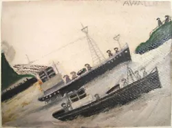 Buy Rough Sea : Alfred Wallis : 1932 : Archival Quailty Art Print Primitivism • 64.36£