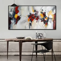 Buy Mintura Handmade Abstract Oil Painting On Canvas Modern Home Decoration Wall Art • 29.40£