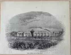 Buy Antique Print Viaduct Over The Upper Avon Train On Viaduct C1860 • 4£