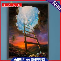 Buy Paint By Numbers Kit DIY Oil Art Space Elevator Picture Home Wall Decor 30x40cm • 12.66£