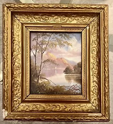 Buy Victorian Oil On Board Painting Nature Scene, Unsigned • 10£