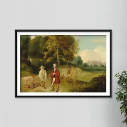 Buy John R. Wildman - William Turner And Walter Fawkes (1824) Poster Painting Print • 6.50£