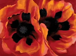 Buy Oriental Poppies Painting By Georgia O'Keeffe Art Reproduction • 33.07£