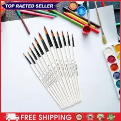 Buy 12pcs/set Painting Pen Set Nylon Hair Water Brush Pen Set For Artists And Adults • 6.23£