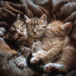 Buy Digital Image Picture Photo Wallpaper Background Desktop Cats Kitty Sleeping • 1.19£