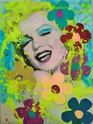Buy Signed Contemporary Modern Pop Art Marilyn Monroe Manner Mr Brainwash Warhol • 30£