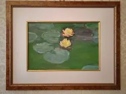 Buy Claude Monet - Hand Painted Oil On Canvas - Water Lilies • 49.47£