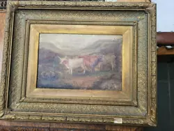 Buy George Gregory -   Highland Cattle A   - Oil On Canvas - Signed • 180£