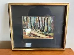 Buy Michel Rostand Original Oil On Canvas Signed - Framed Forest Scene 20th Century • 421.37£