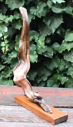 Buy Vintage Driftwood Art Sculpture Serpent Snake Minimalist Design • 81.86£