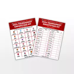 Buy Printed Sweepstake Kit For Euro Tournament In Germany 2024 • 4.44£