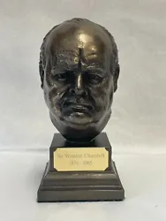 Buy Sir Winston Churchill Cold Cast Bronze Bust/figurine • 38.75£