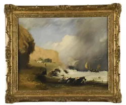 Buy Alfred Priest 1810-1850 Norwich School Beach Scene Provenance Mandell's Gallery  • 5,995£