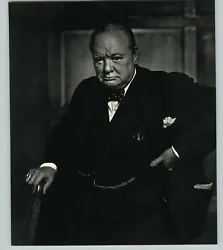 Buy 1941 1967 Yousuf Karsh Winston Churchill ORIGINAL Portrait Art Photo 20X16 • 157.46£