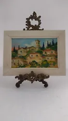Buy Stefano Giannantonio Oil On Wood VEDUTA Cityscape Painting, Signed Framed  • 58.99£