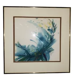 Buy Stunning Mary Endico Watercolor Original Abstract Floral Painting Double Matted • 191.15£