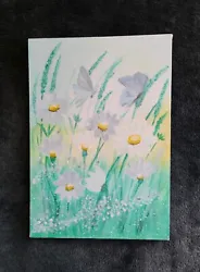 Buy Original Acrylic Spring Flowers Paintings On Canvas • 25£