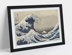 Buy Hokusai, The Great Wave Off Kanagawa -framed Art Poster Painting Print 4 Sizes • 26.99£
