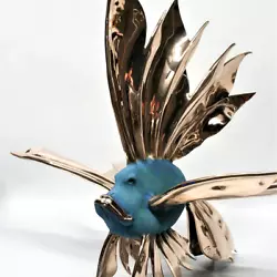 Buy Bronze Sculpture Lionfish Pterois Fish Author's Sculpture Gold Fish Free Shippin • 8,819.94£