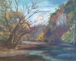 Buy Unframed Original Mid Century Oil On Canvas Board Landscape D Y Henderson • 39.99£