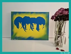 Buy The Beatles OOAK Wall Art Handmade Painting Canvas Street Art Gift • 40£
