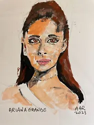 Buy Original Art - Acrylic Impression Of Ariana Grande • 20£